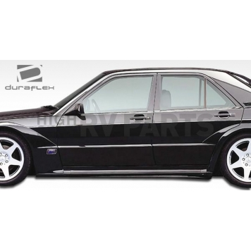 Extreme Dimensions Side Skirt - Primered Fiberglass Reinforced Plastic Black Set of 2 - 105370-7