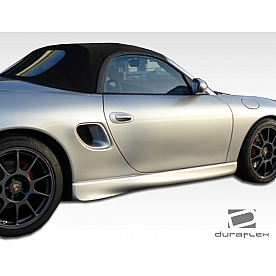 Extreme Dimensions Side Skirt - Primered Fiberglass Reinforced Plastic Black Set of 2 - 105412