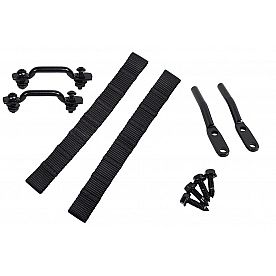 Kentrol Door Check Strap - Black Stainless Steel - 50725