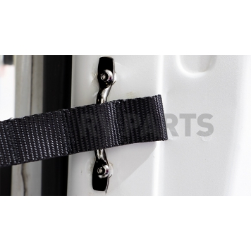 Kentrol Door Check Strap - Black Stainless Steel - 50725-7