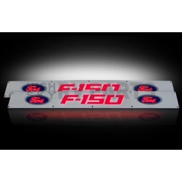 Recon Accessories Door Sill Protector - Aluminum Silver Set Of 2 - 264321FDRD