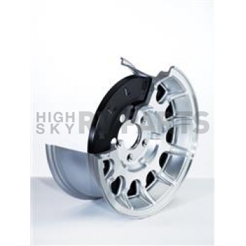 Kleen Wheels Wheel Dust Shield - Aluminum Black Set Of 2 - 1027
