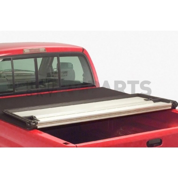 Advantage Truck Accessories Tonneau Cover Black Polypropylene Plastic/ Vinyl Hard Folding - 15135-1