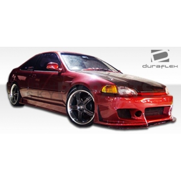 Extreme Dimensions Side Skirt - Primered Fiberglass Reinforced Plastic Black Set of 2 - 105542