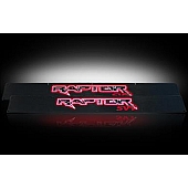 Recon Accessories Door Sill Protector - Aluminum Black Set Of 2 - 264421FDBR