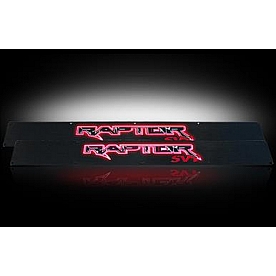 Recon Accessories Door Sill Protector - Aluminum Black Set Of 2 - 264421FDBR