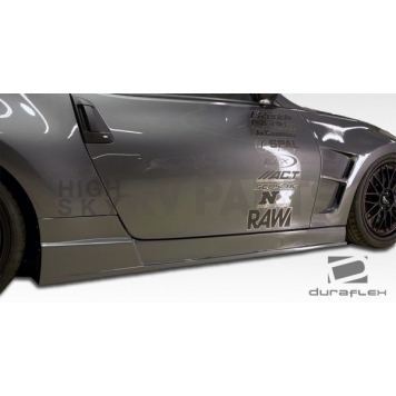 Extreme Dimensions Side Skirt - Primered Fiberglass Reinforced Plastic Black Set of 2 - 105843