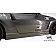 Extreme Dimensions Side Skirt - Primered Fiberglass Reinforced Plastic Black Set of 2 - 105843