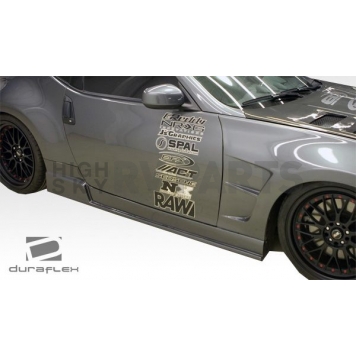 Extreme Dimensions Side Skirt - Primered Fiberglass Reinforced Plastic Black Set of 2 - 105843-2