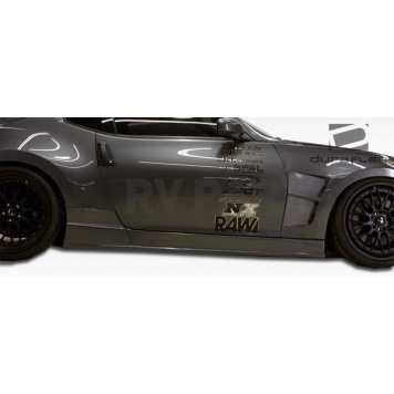 Extreme Dimensions Side Skirt - Primered Fiberglass Reinforced Plastic Black Set of 2 - 105843-4