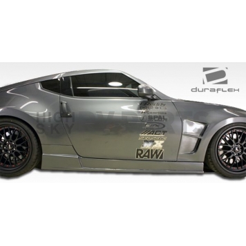 Extreme Dimensions Side Skirt - Primered Fiberglass Reinforced Plastic Black Set of 2 - 105843-5