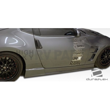 Extreme Dimensions Side Skirt - Primered Fiberglass Reinforced Plastic Black Set of 2 - 105843-7