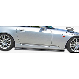 Extreme Dimensions Side Skirt - Primered Fiberglass Reinforced Plastic Black Set of 2 - 105919