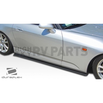 Extreme Dimensions Side Skirt - Primered Fiberglass Reinforced Plastic Black Set of 2 - 105919-1