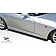 Extreme Dimensions Side Skirt - Primered Fiberglass Reinforced Plastic Black Set of 2 - 105919