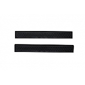 Rampage Door Sill Protector - Plastic Black Set Of 2 - 2977106