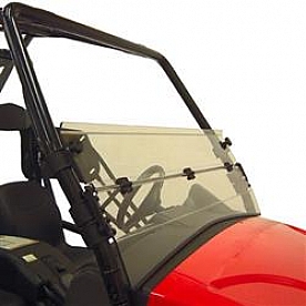 Kolpin Windshield - Half-Folding Polycarbonate Clear - 2456