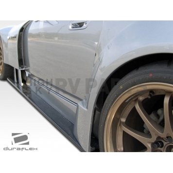 Extreme Dimensions Side Skirt - Primered Fiberglass Reinforced Plastic Black Set of 6 - 106024