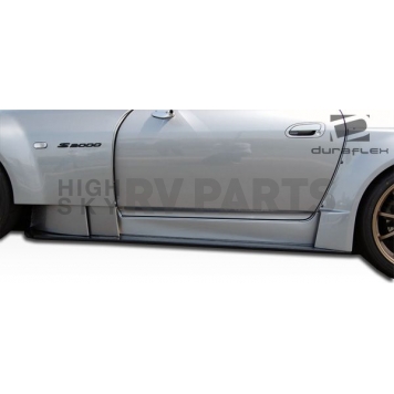 Extreme Dimensions Side Skirt - Primered Fiberglass Reinforced Plastic Black Set of 6 - 106024-2