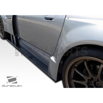 Extreme Dimensions Side Skirt - Primered Fiberglass Reinforced Plastic Black Set of 6 - 106024-8
