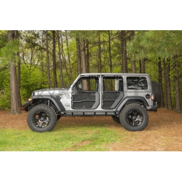 Rugged Ridge Door Panel Insert - Nylon Black For Tubular Door - 1357954-5