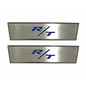 American Car Craft Door Panel Insert - Brushed Silver For Lower Half Door - 151022MBLU