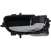 Help! By Dorman Interior Door Handle - Plastic Black Housing With Silver Lever Single - 83890