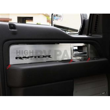 American Car Craft Door Panel Insert - Brushed Silver For Interior Door - 771029