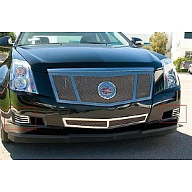 T-Rex Truck Products Bumper Grille Insert Mesh Polished Silver Stainless Steel - 55198