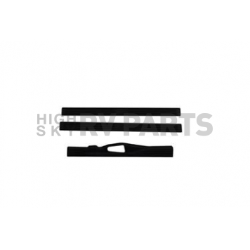 Auto Ventshade Door Sill Protector - Acrylic Black Matte Set Of 2 - 90924