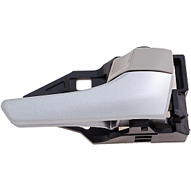 Help! By Dorman Interior Door Handle - Plastic Silver Lever And Beige Knob Single - 83894