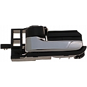 Help! By Dorman Interior Door Handle - Plastic Black Housing With Silver Lever And Black Knob Single - 83914