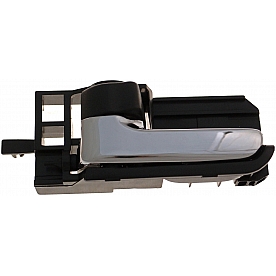 Help! By Dorman Interior Door Handle - Plastic Black Housing With Silver Lever And Black Knob Single - 83914