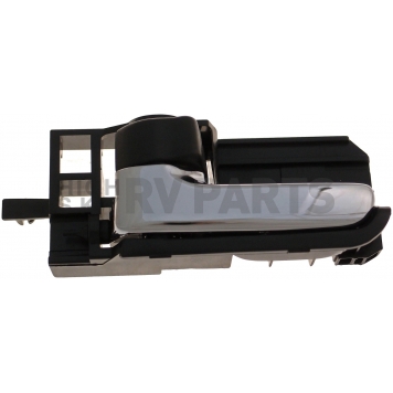 Help! By Dorman Interior Door Handle - Plastic Black Housing With Silver Lever And Black Knob Single - 83914