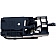 Help! By Dorman Interior Door Handle - Plastic Black Housing With Silver Lever And Black Knob Single - 83914