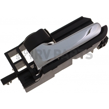 Help! By Dorman Interior Door Handle - Plastic Black Housing With Silver Lever And Black Knob Single - 83914-2