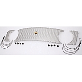 Street Scene Grille Insert - Mesh Aluminum Silver Satin - 95077932