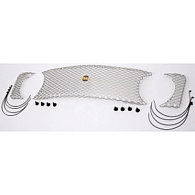 Street Scene Grille Insert - Mesh Aluminum Silver Satin - 95077932