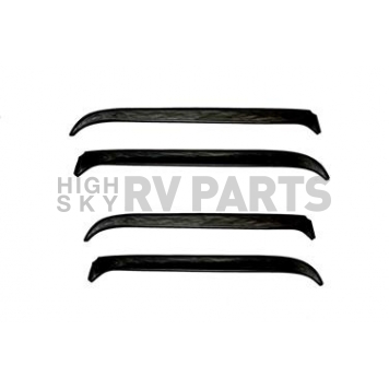 Auto Ventshade (AVS) Rainguard - Black Steel Set Of 4 - 34138