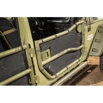 Rugged Ridge Door Panel Insert - Nylon Black For Tubular Door - 1357950-2