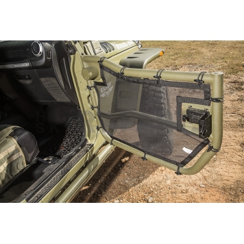 Rugged Ridge Door Panel Insert - Nylon Black For Tubular Door - 1357950-3