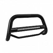 Black Horse Offroad Bull Bar Tube 2-1/2 Inch Black Powder Coated Steel - MABB7502B