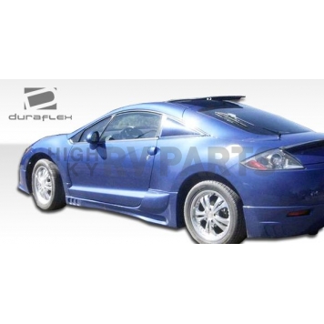 Extreme Dimensions Side Skirt - Primered Fiberglass Reinforced Plastic Black Set of 2 - 102273-1
