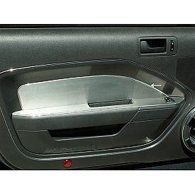 American Car Craft Door Panel Insert - Brushed Silver For Interior Door - 271003
