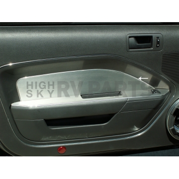 American Car Craft Door Panel Insert - Brushed Silver For Interior Door - 271003