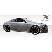 Extreme Dimensions Side Skirt - Primered Fiberglass Reinforced Plastic Black Set of 2 - 102293