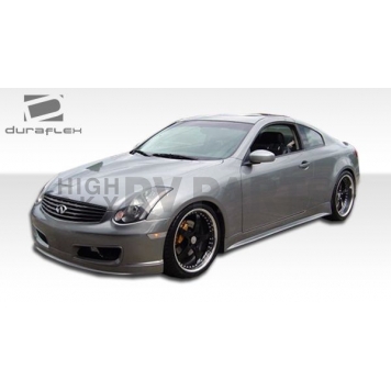 Extreme Dimensions Side Skirt - Primered Fiberglass Reinforced Plastic Black Set of 2 - 102293-1