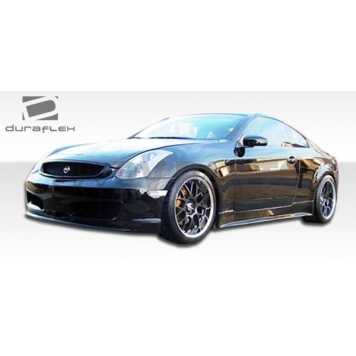 Extreme Dimensions Side Skirt - Primered Fiberglass Reinforced Plastic Black Set of 2 - 102293-3