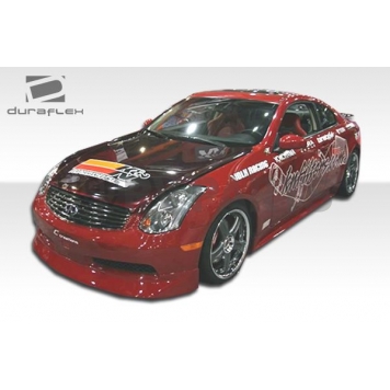 Extreme Dimensions Side Skirt - Primered Fiberglass Reinforced Plastic Black Set of 2 - 102293-4