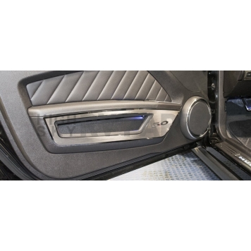 American Car Craft Door Panel Insert - Brushed Silver For Lower Half Door - 271036-1